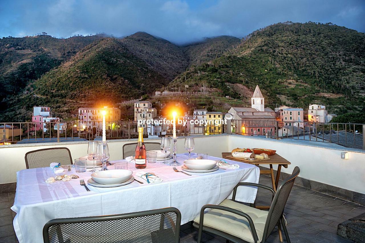 Luxury Penthouse Sea View Villa Corniglia Buitenkant foto