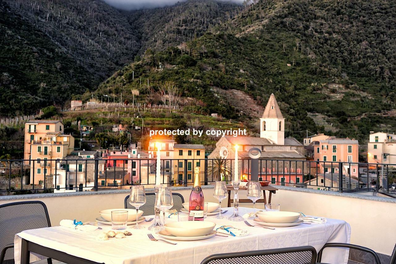 Luxury Penthouse Sea View Villa Corniglia Buitenkant foto